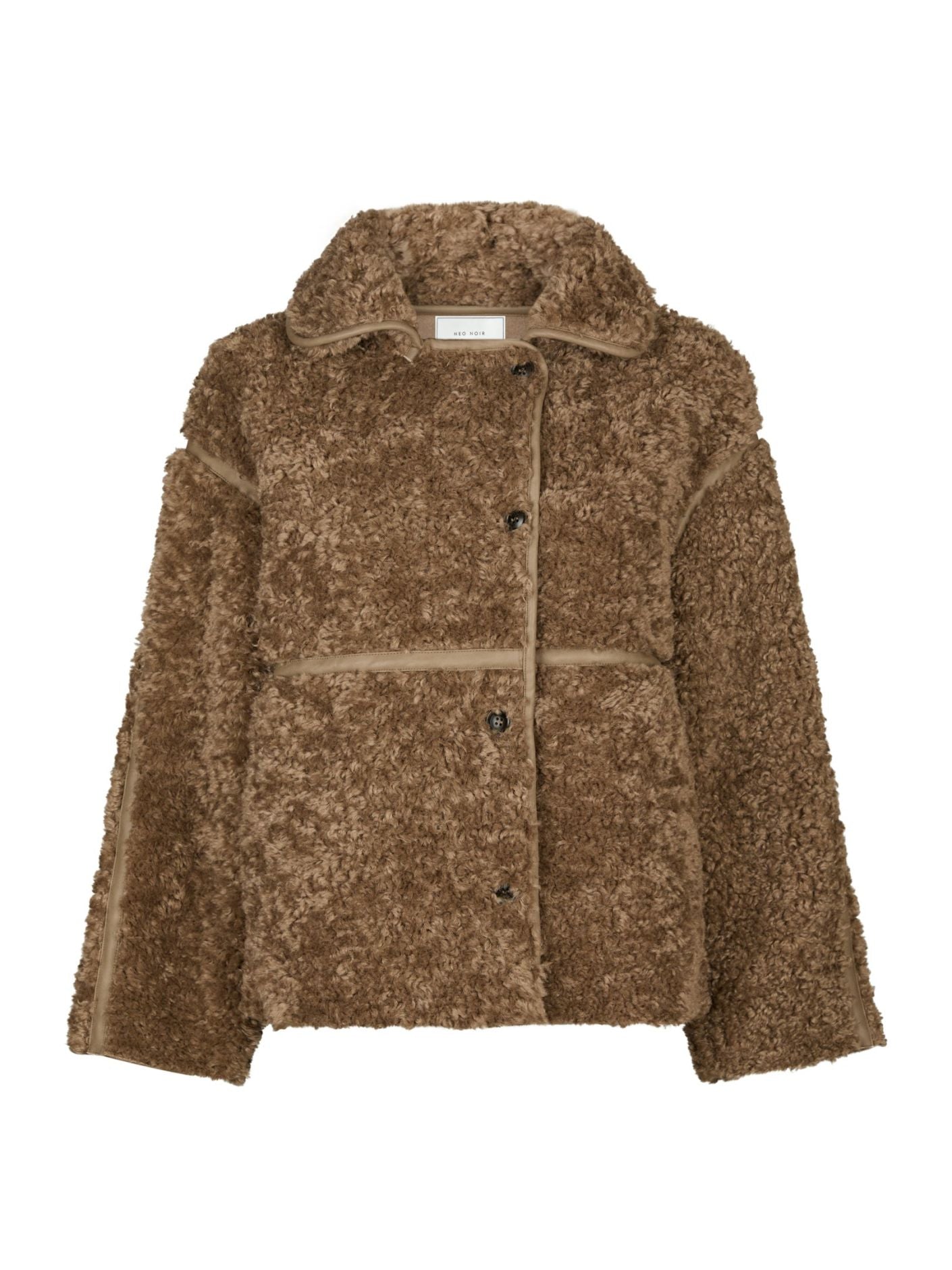 Castor Faux Fur Jacket - Taupe