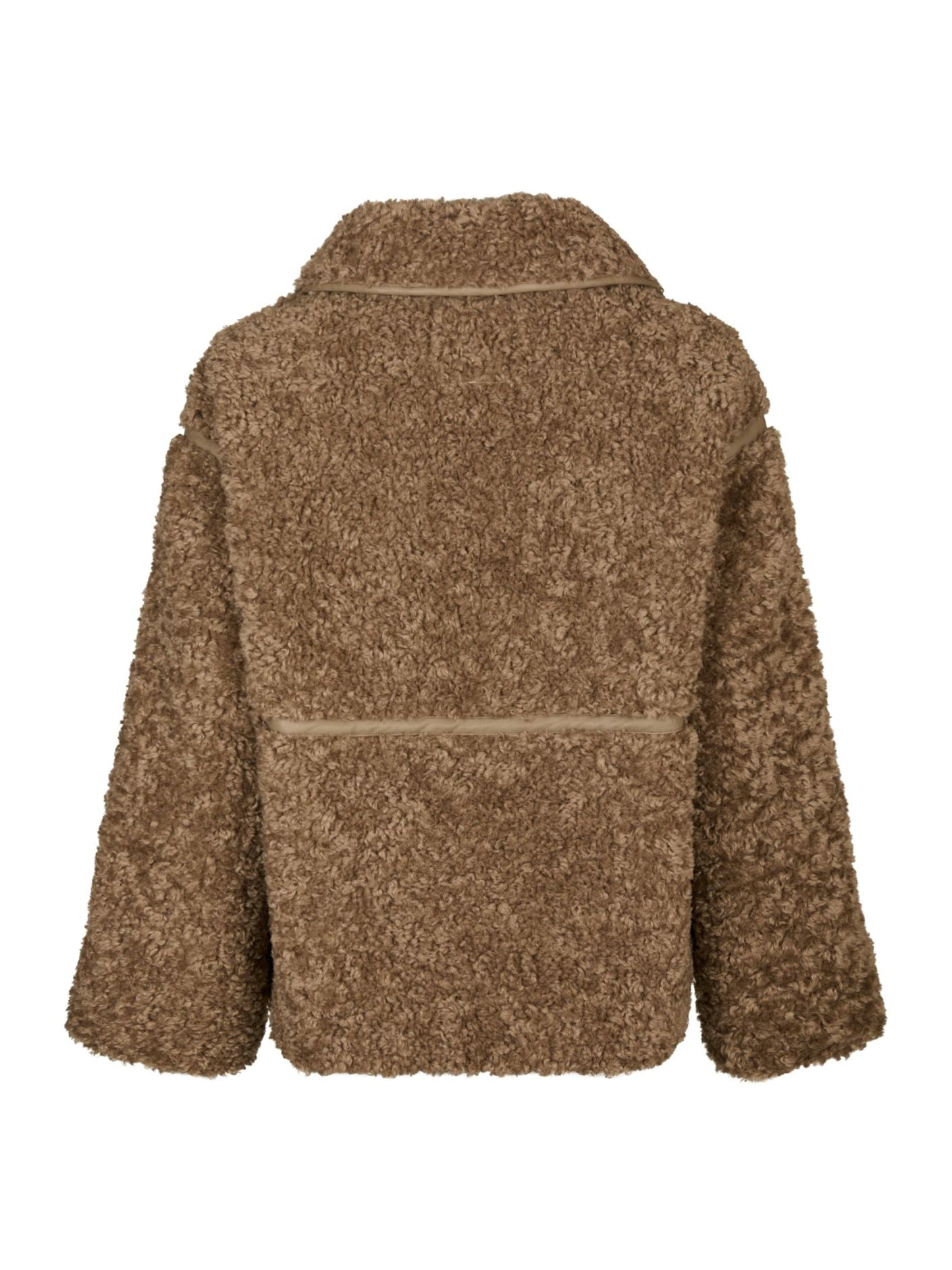 Castor Faux Fur Jacket - Taupe