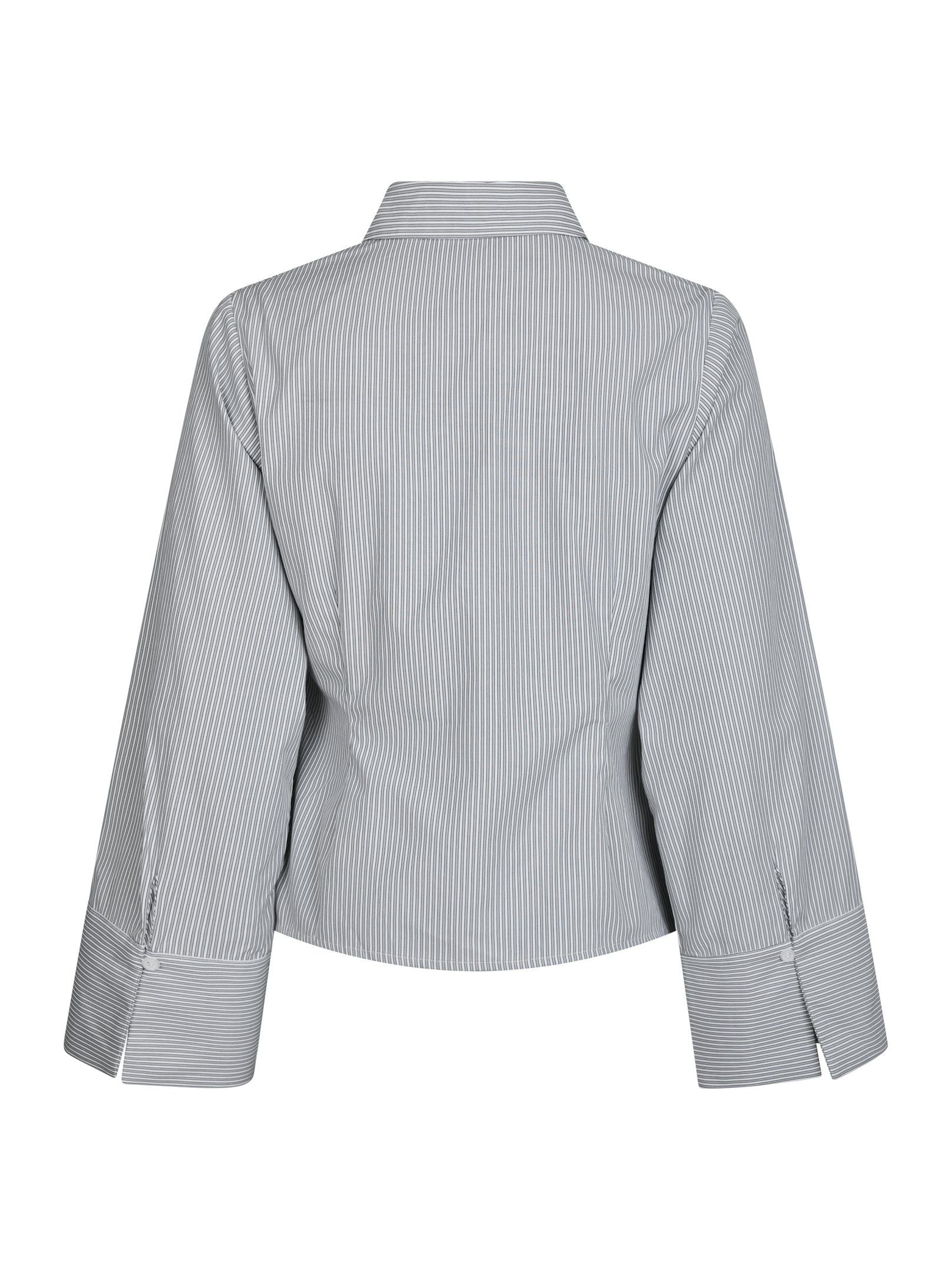 Fenli Striped Shirt - Grey