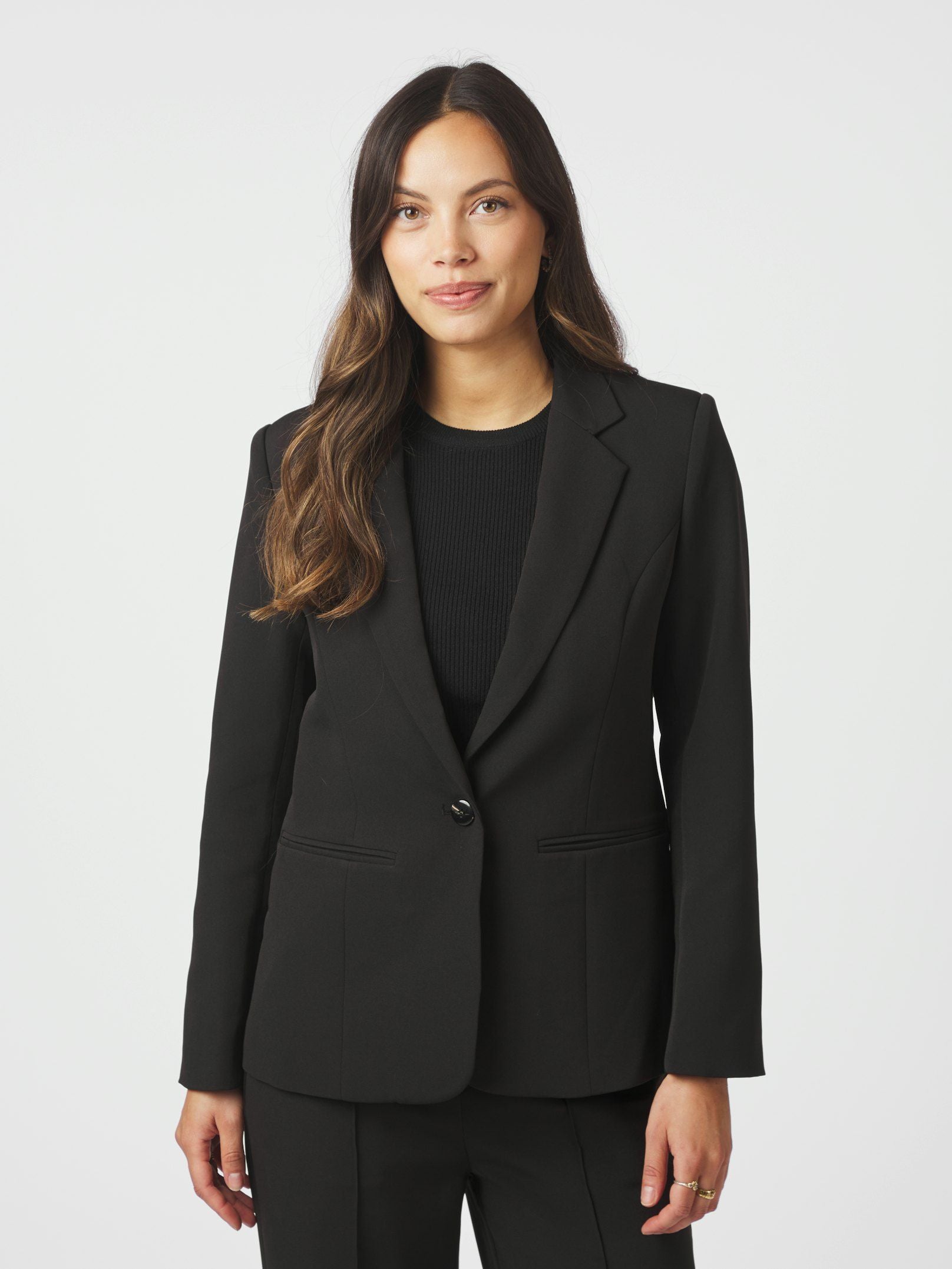Francine Suit Blazer - Black