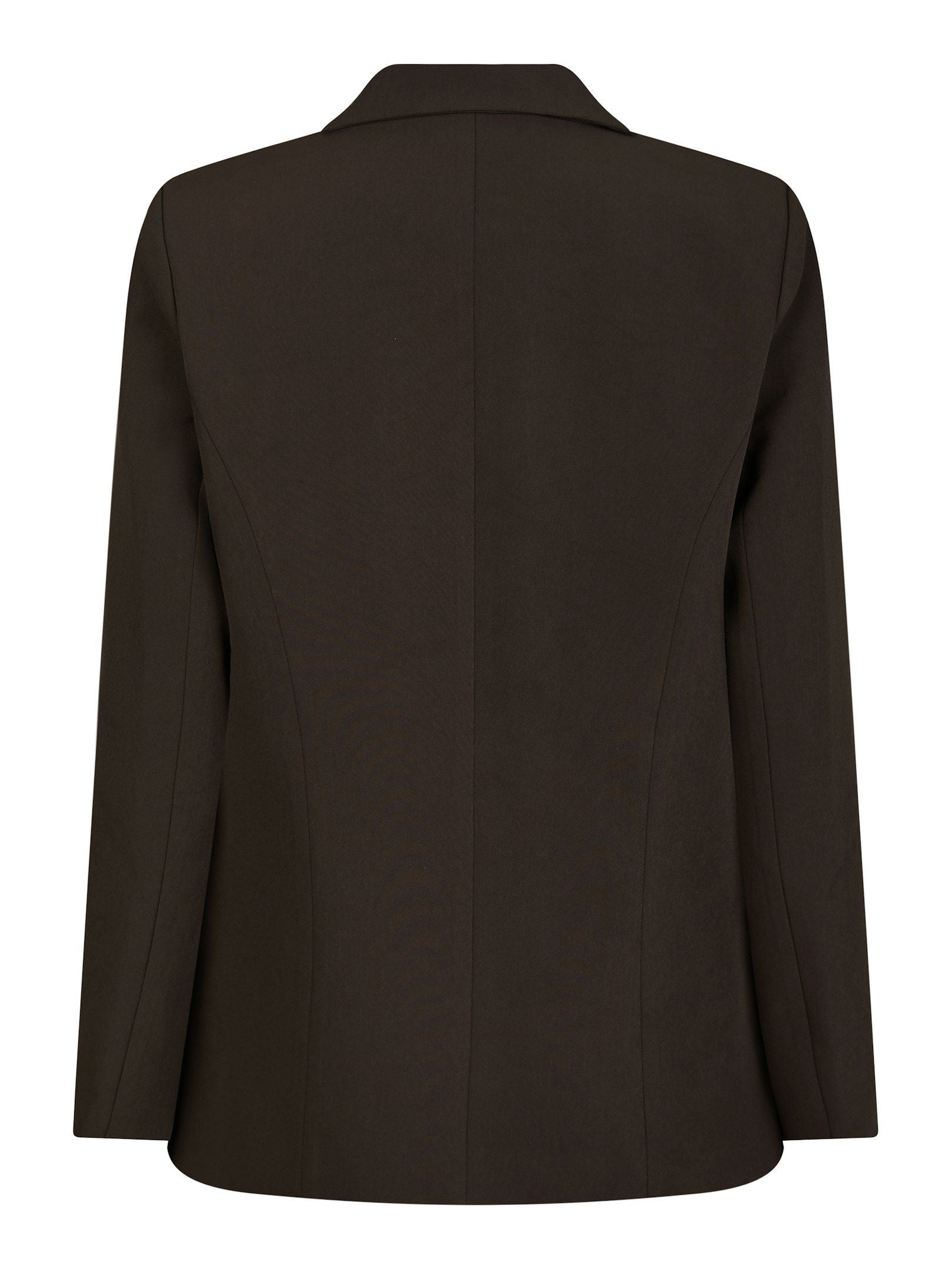 Francine Suit Blazer - Dark Brown