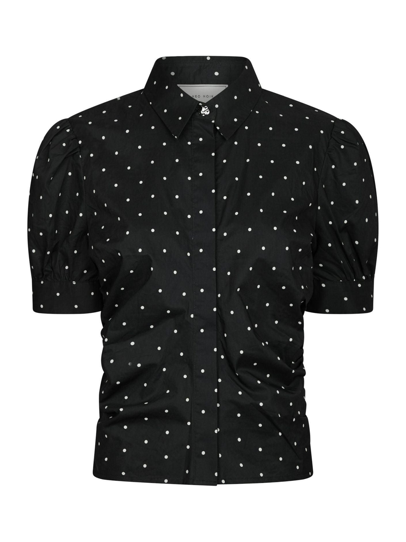 Frannie Dot Shirt - Black