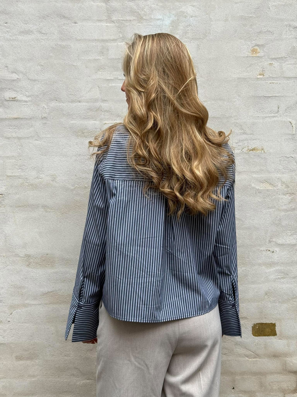Jaylin Stripe Shirt - Dark Navy