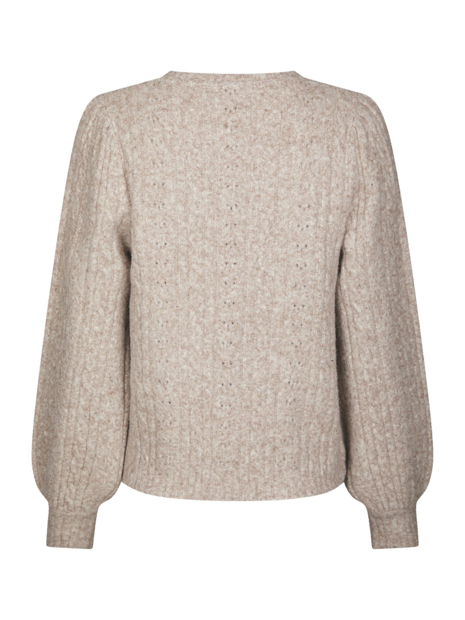 Koteas Cable Knit Cardigan - Beige Melange
