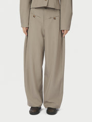 Massie Structure Pants - Warm Grey