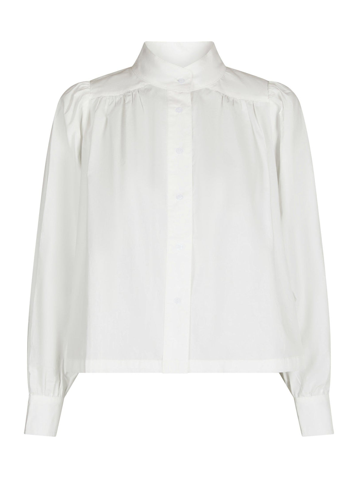 Melya Poplin Shirt - White