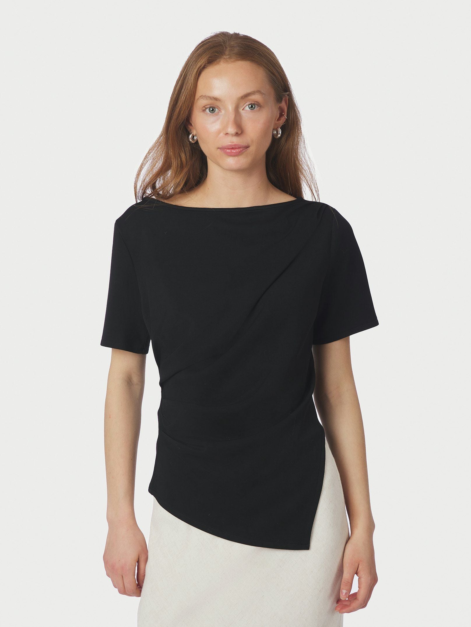 Rasmine Soft Blouse - Black