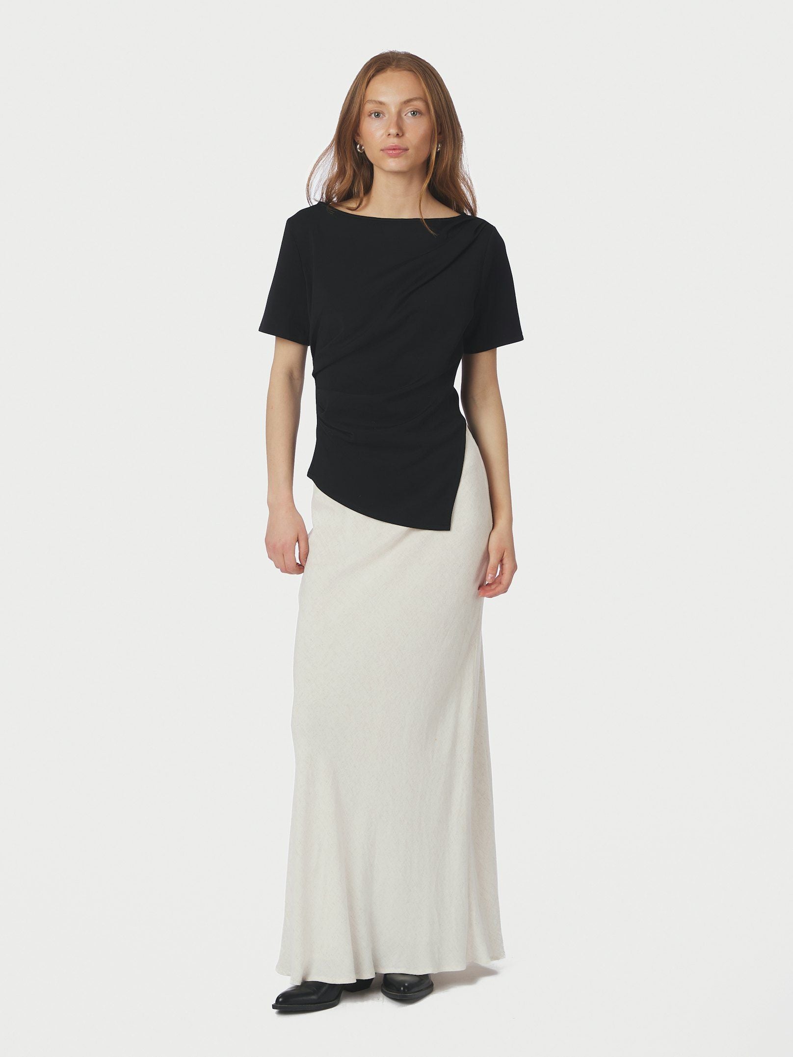 Rasmine Soft Blouse - Black