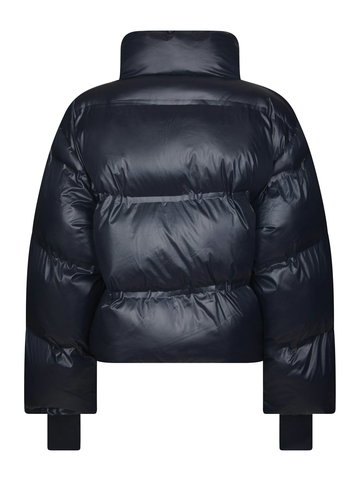 Rhea Shiny Puffer Jacket - Navy