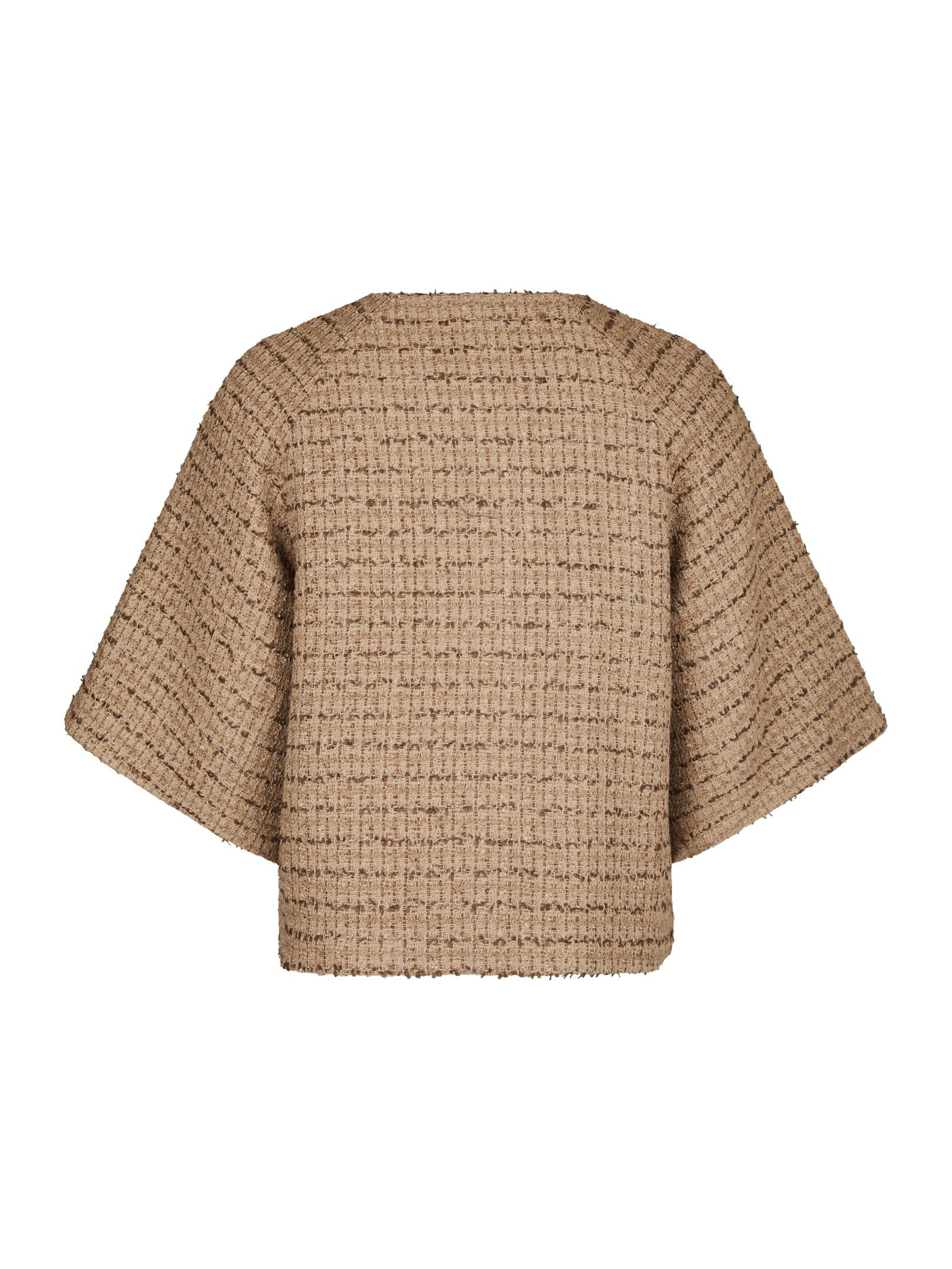 Rosella Boucle Mini Jacket - Taupe