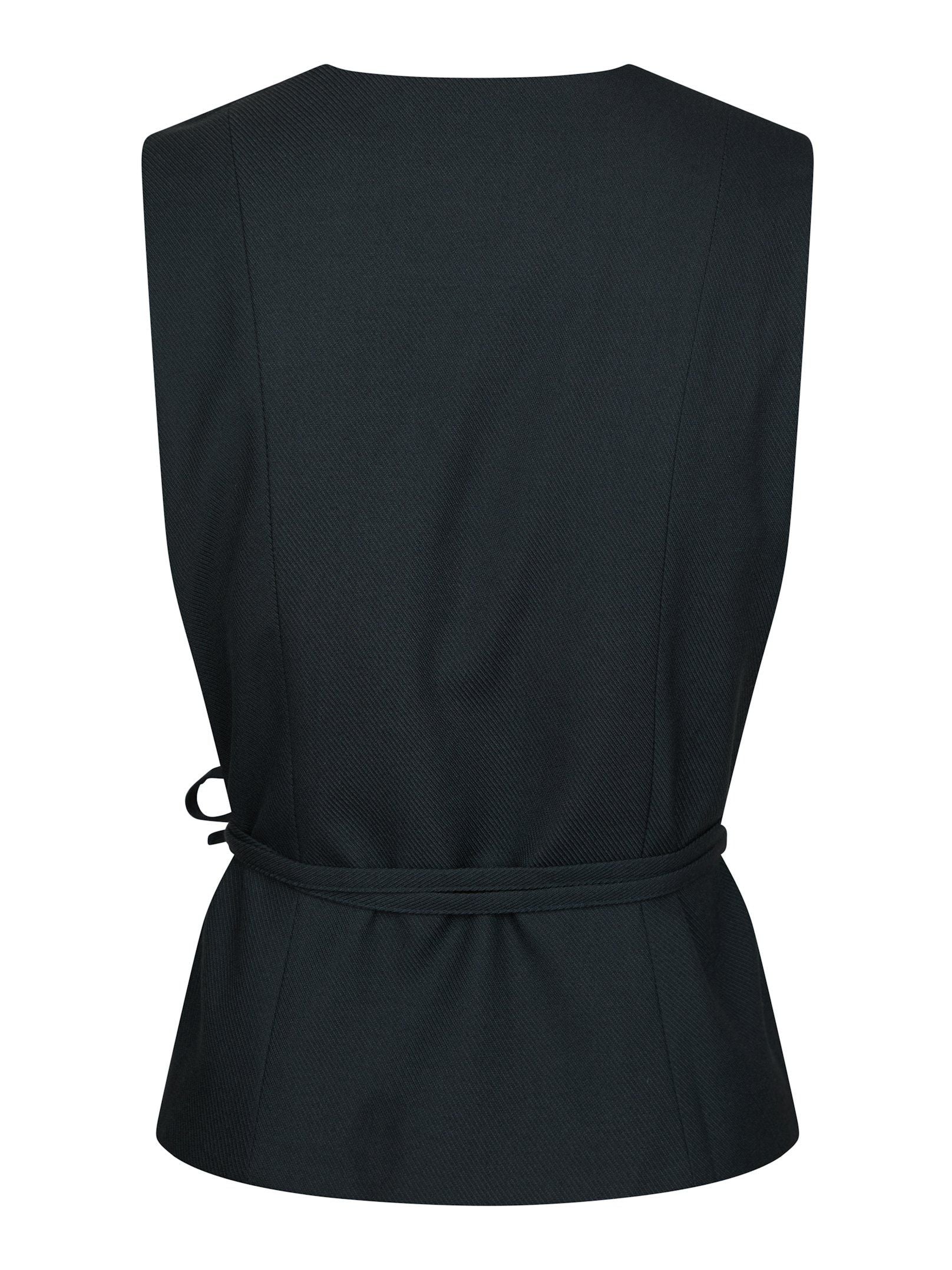 Samara Melange Waistcoat - Navy