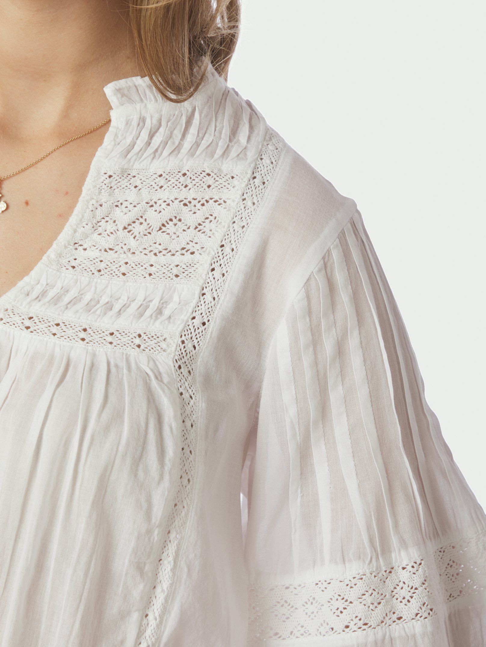 Siama S Voile Blouse - White