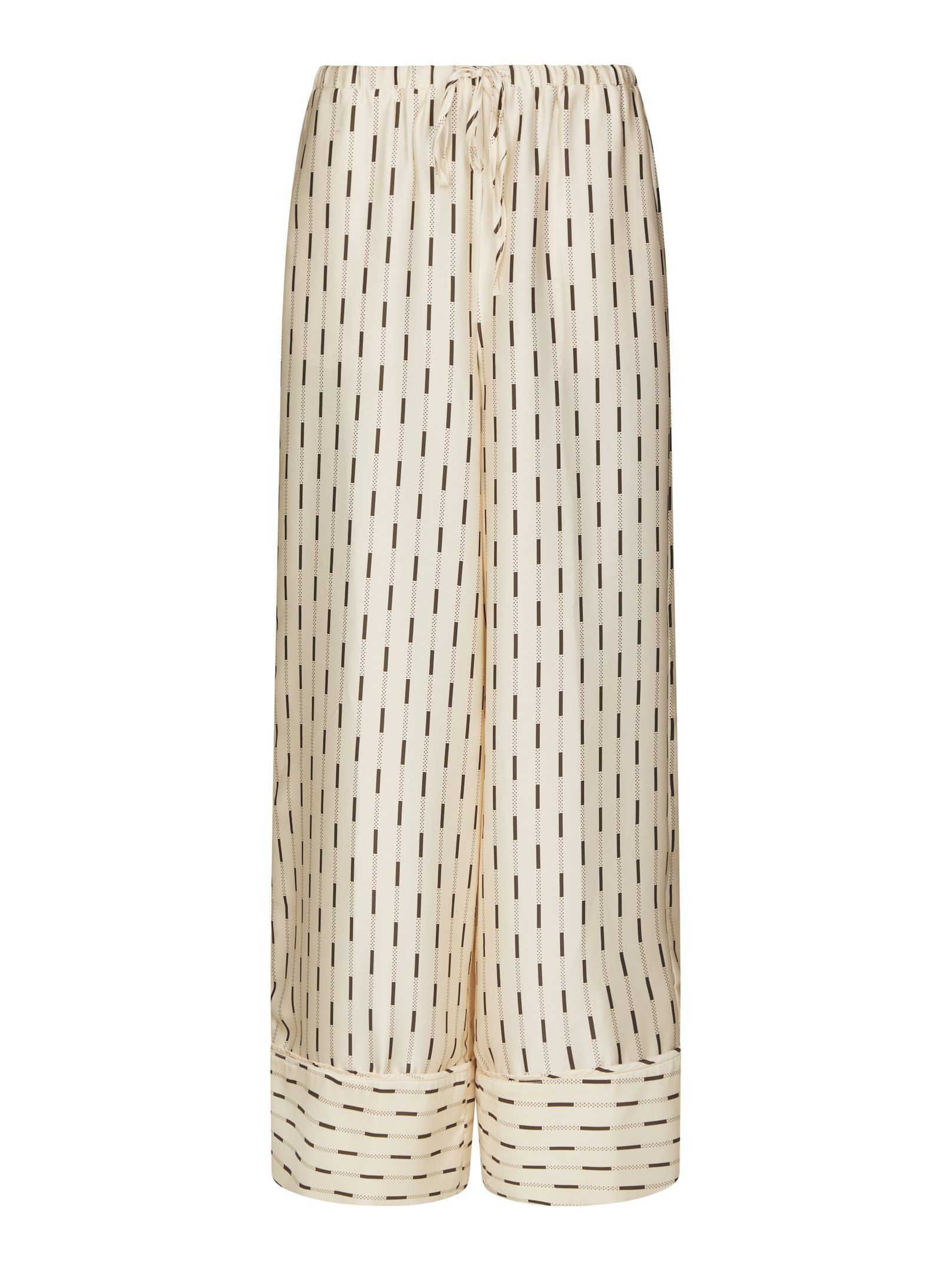 Sora Print Pants - Creme