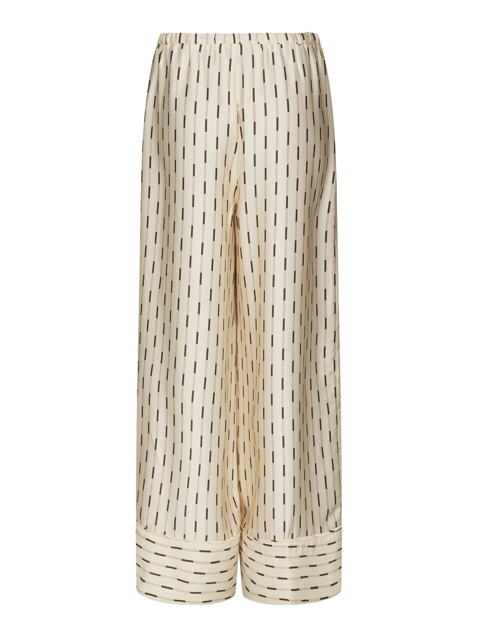 Sora Print Pants - Creme