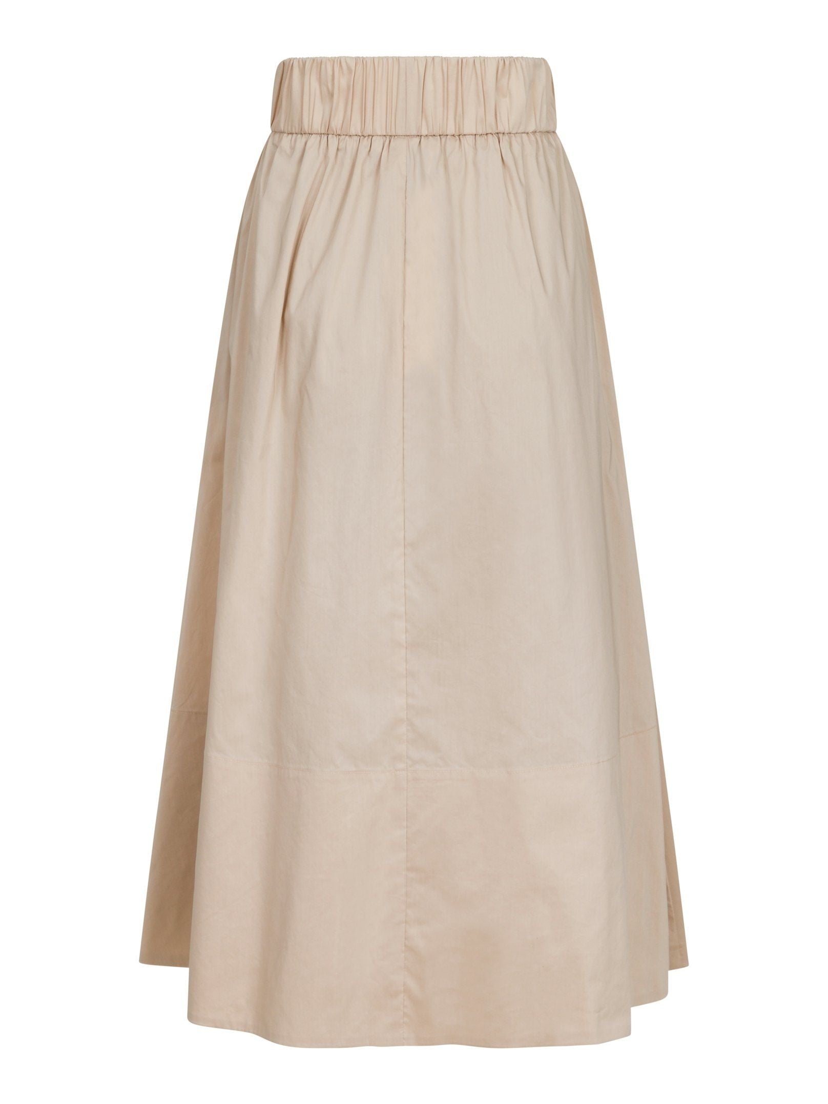 Yara Poplin Skirt - Dark Sand