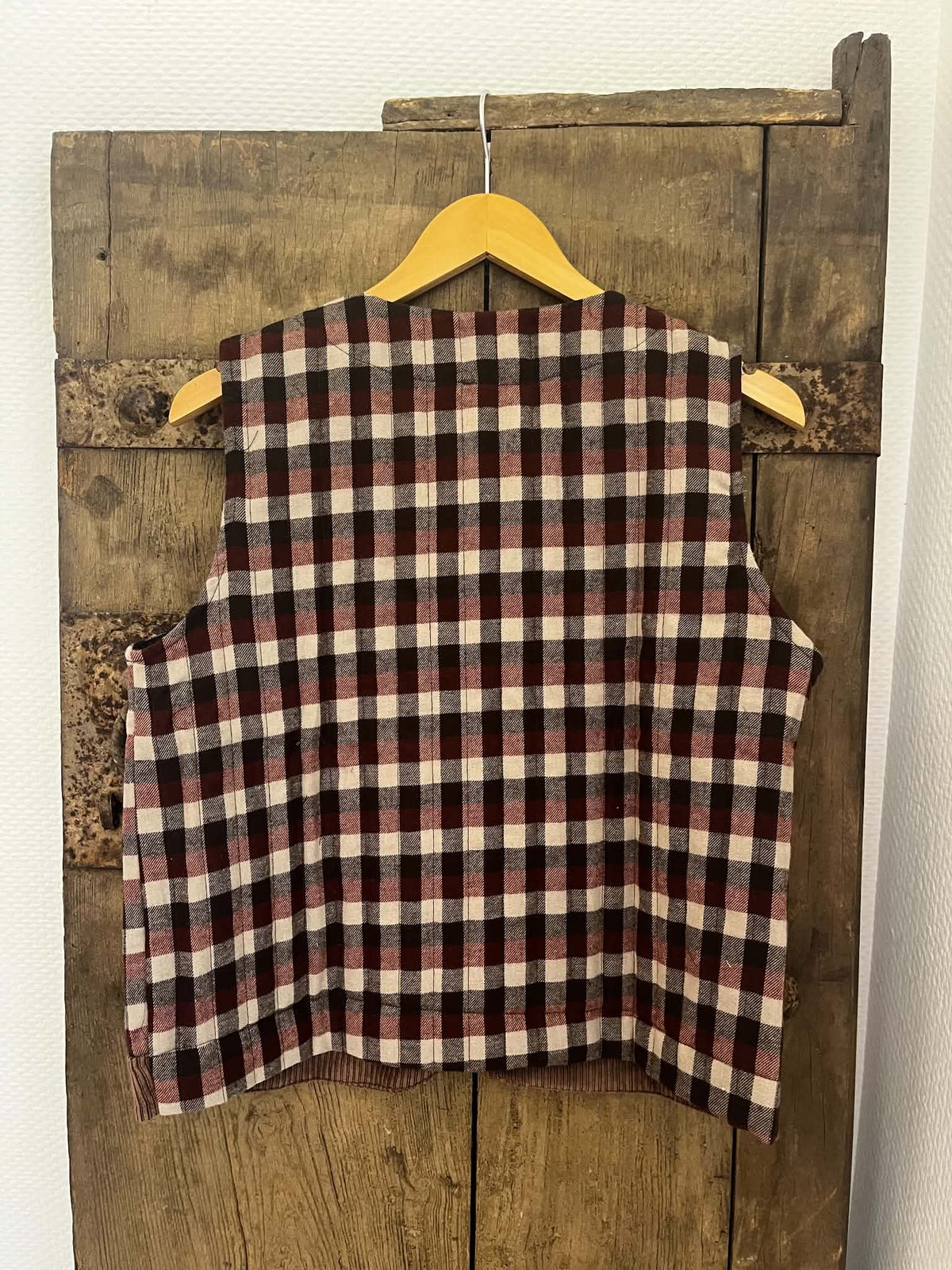 Gents Pattern Vest - Bordeaux