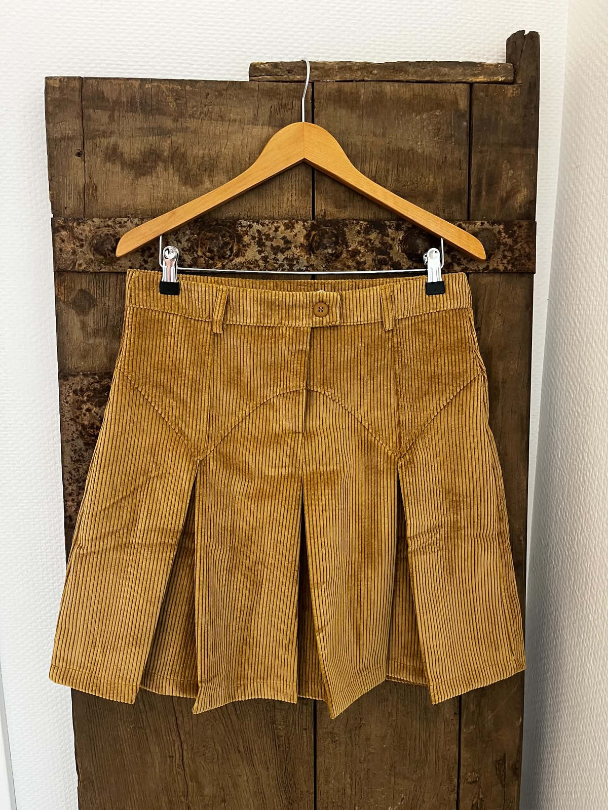 Gitte Corduroy Skirt - Cammello