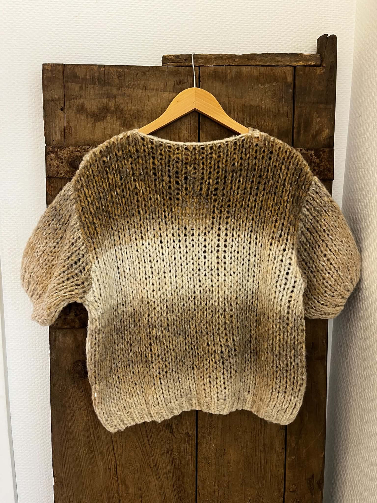 Grace Pullover - Grey/Beige