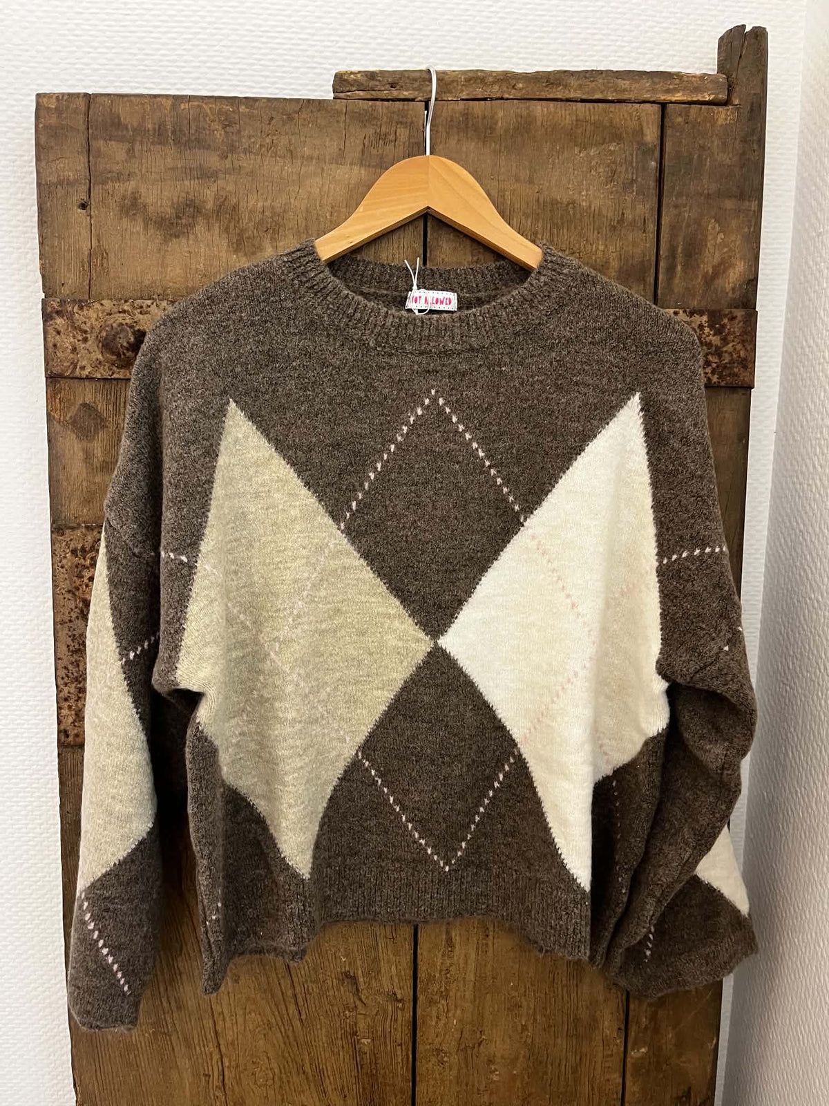 Harline Knit - Brown/Beige/Off White