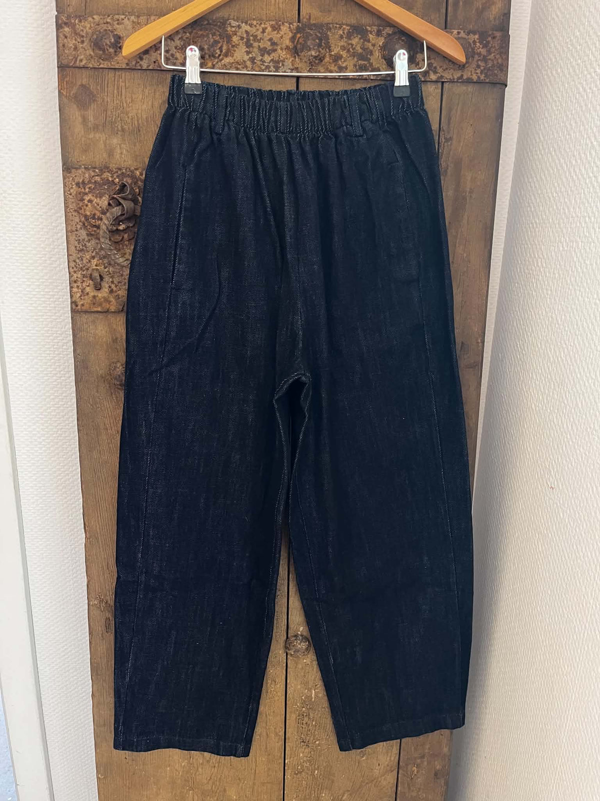Paola Denim Pants - Dark Blue Denim