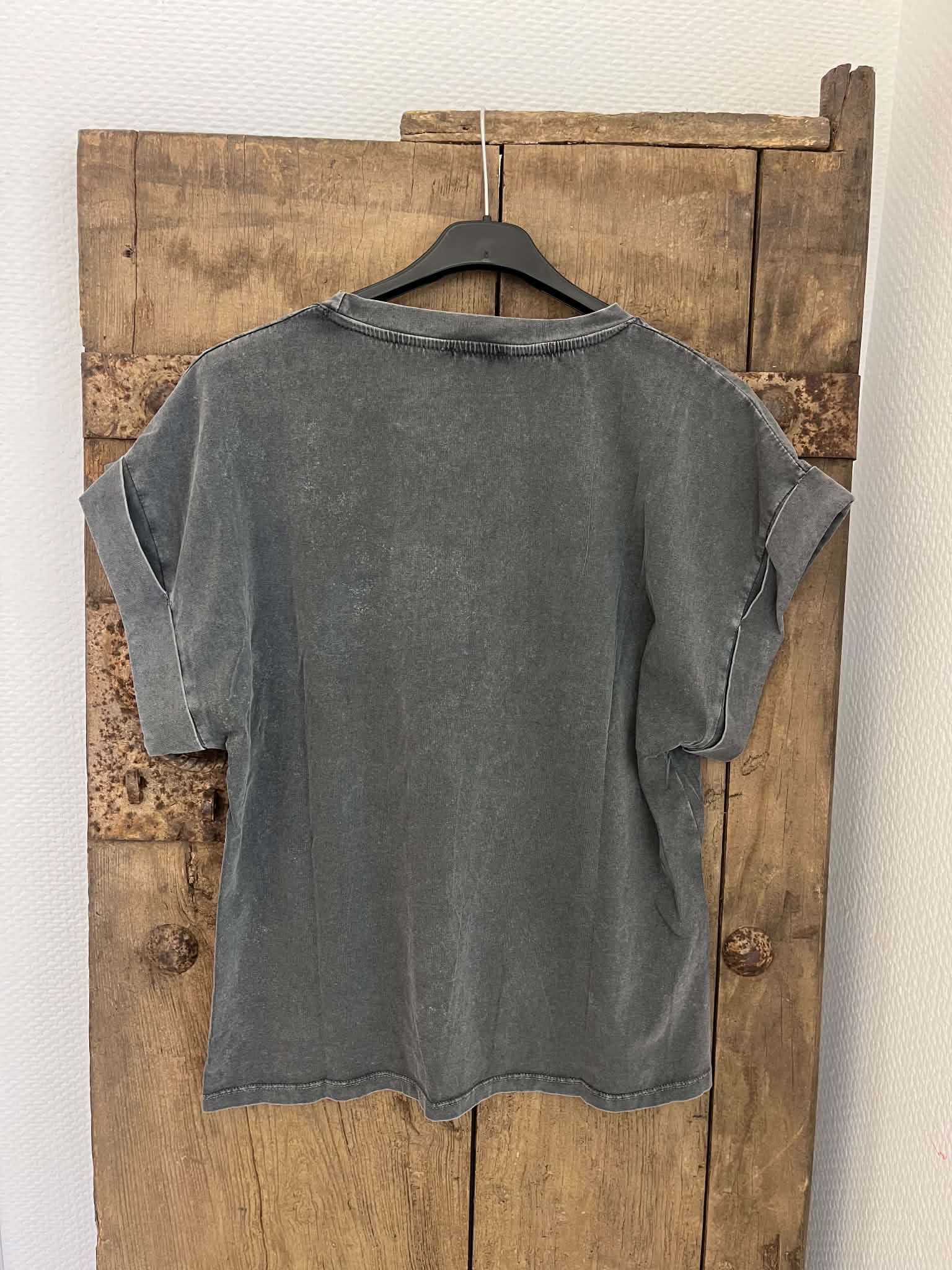 Funny Tee - Grey/Orange