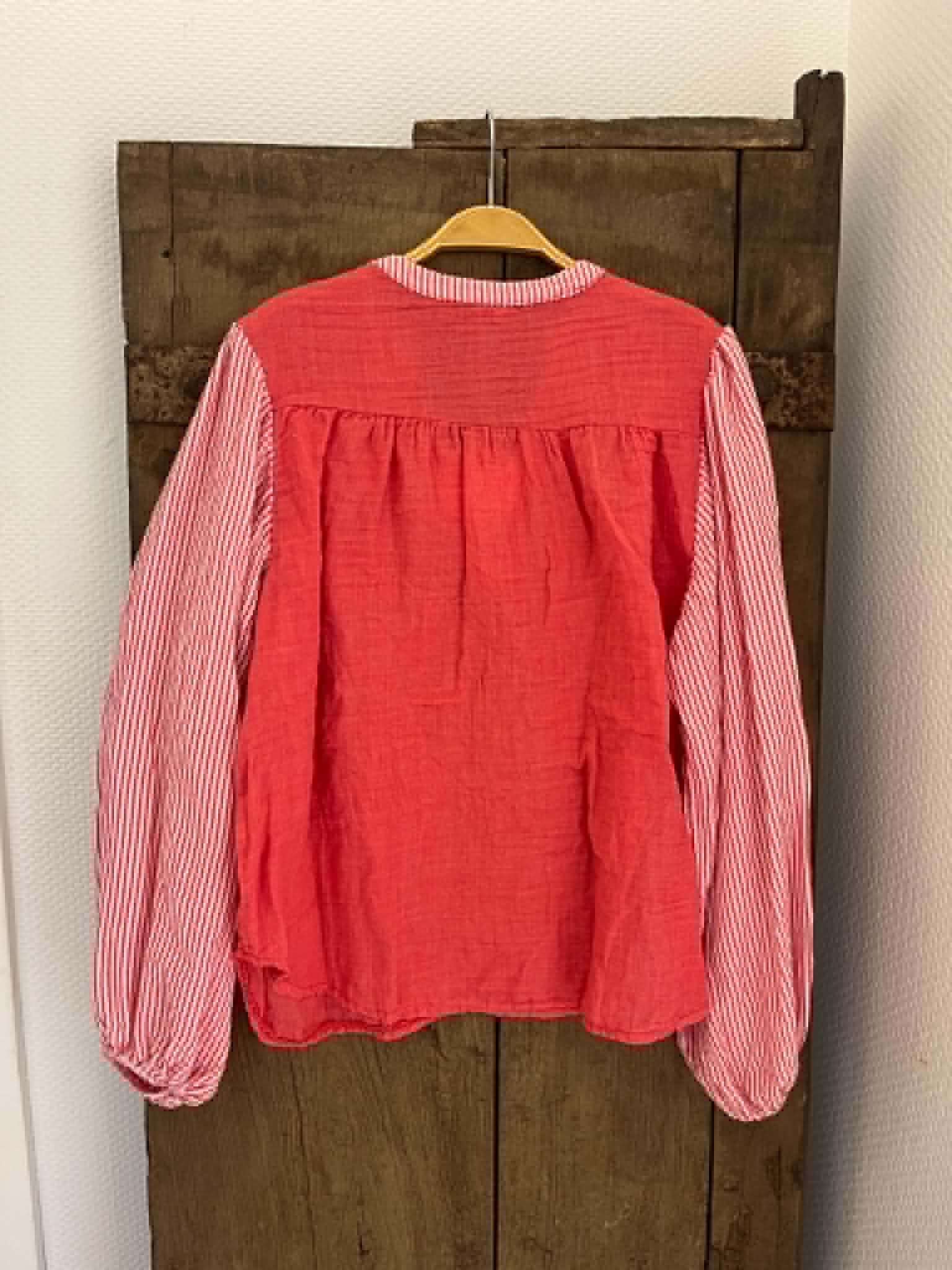 Luxe Shirt - Flame Red
