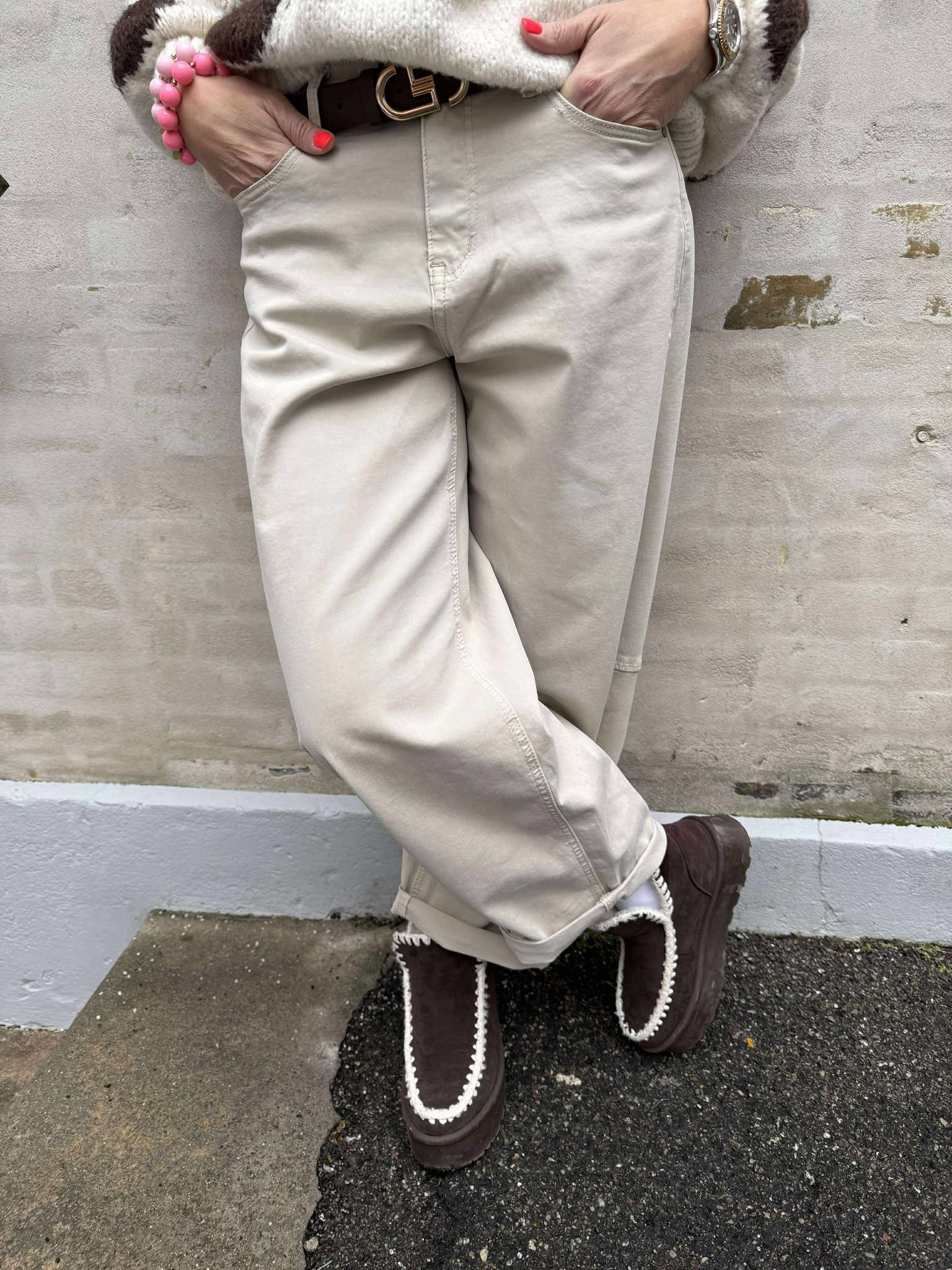 Maddalena Pants - Beige