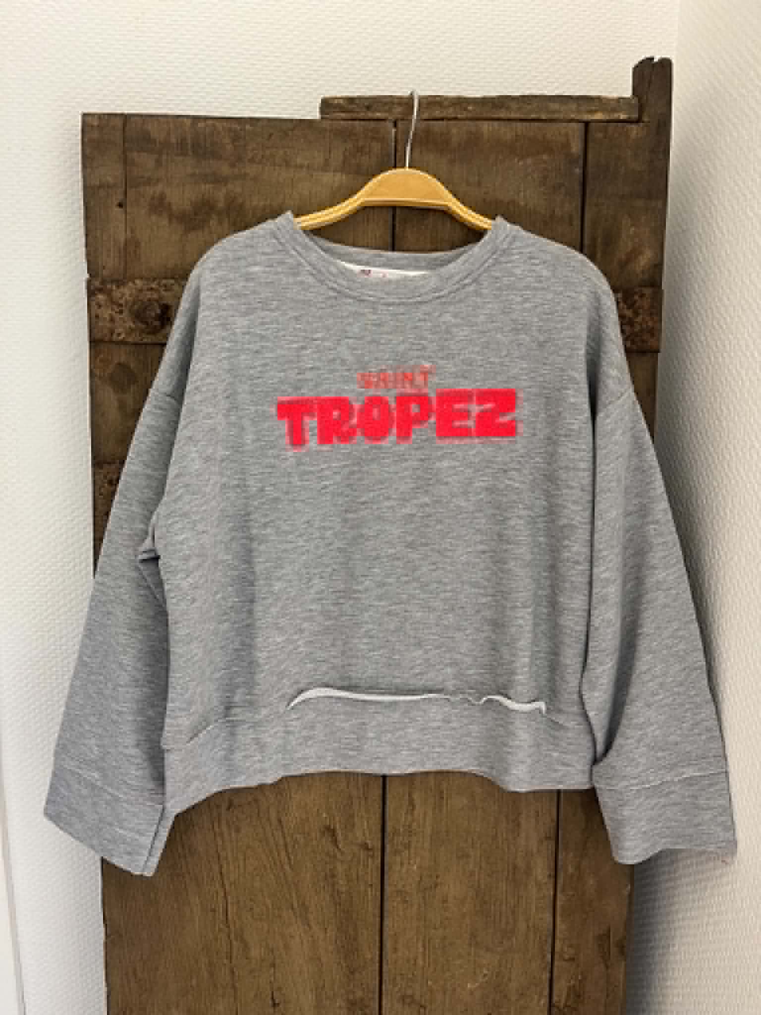 Saint Tropez Sweat - Grey/Pink