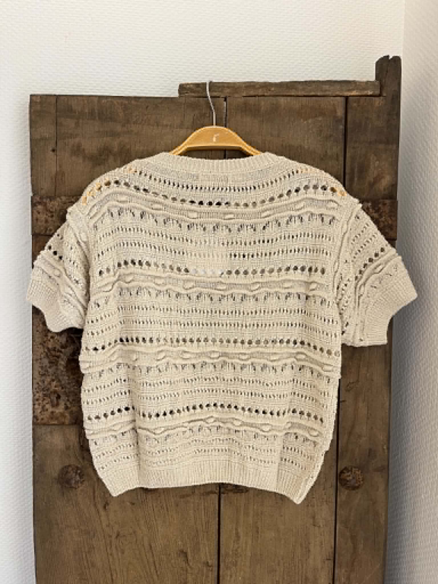 Stesso Knitted Shirt - Off White