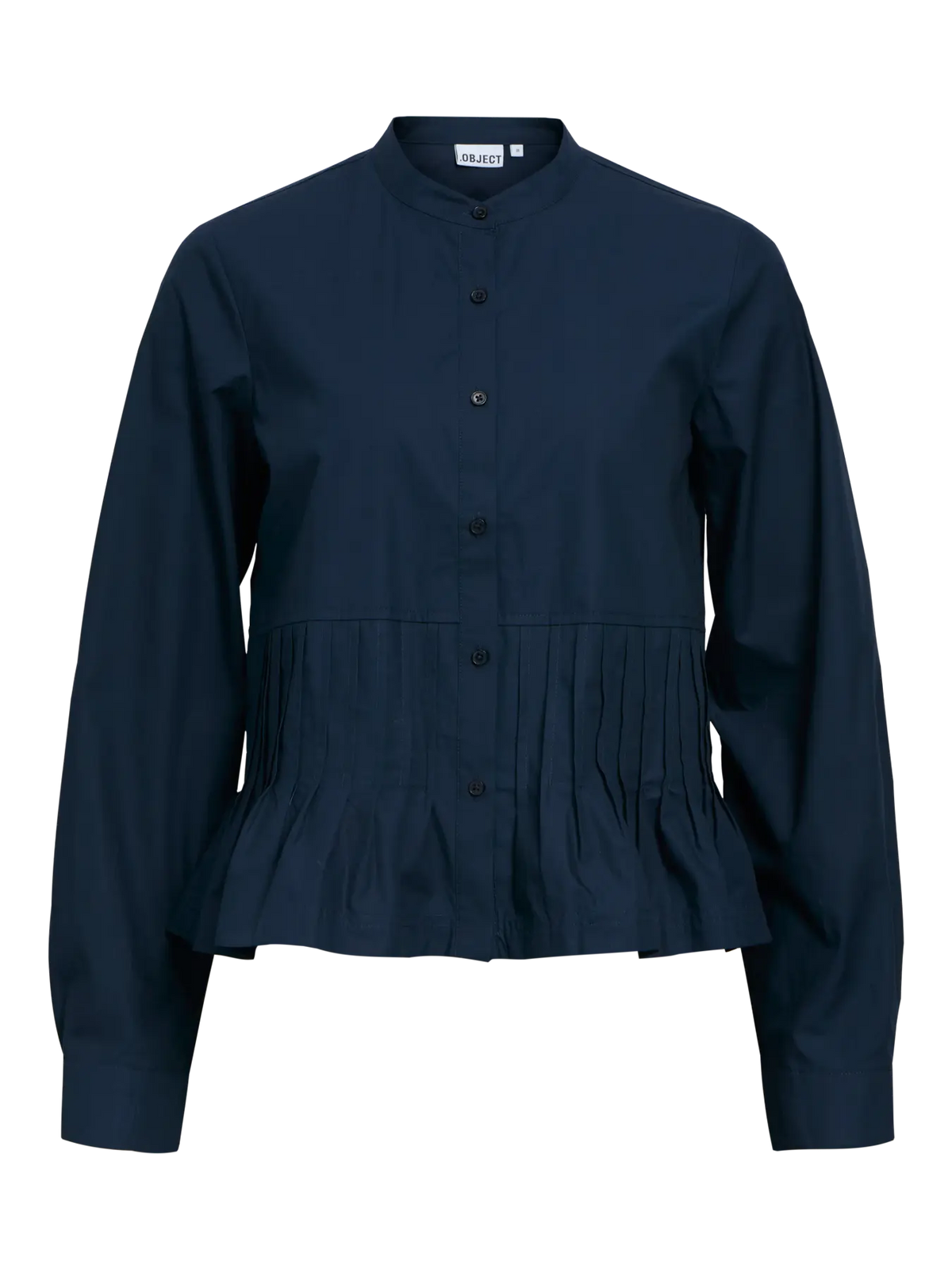 ADONA L/S REG. PLEAT SHIRT - Sky Captain