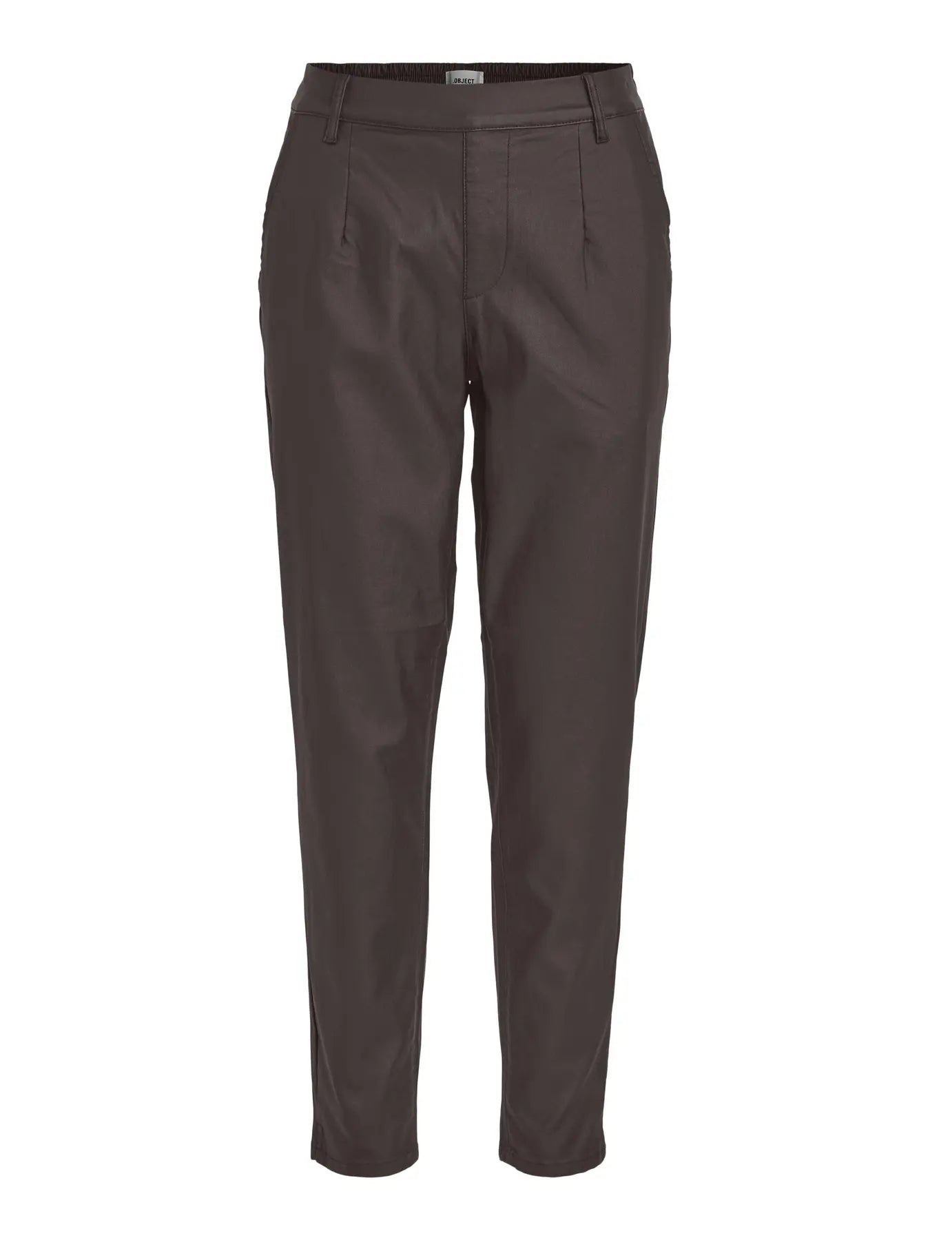 BELLE LISA COATED PANT - Seal Brown