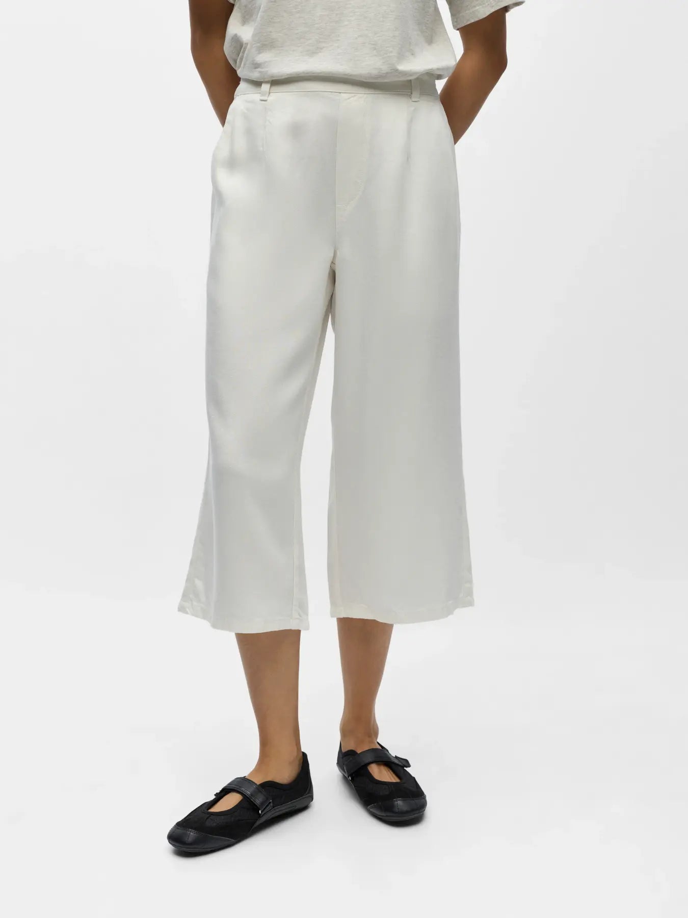 FRAME CULOTTE PANT - Cloud Dancer