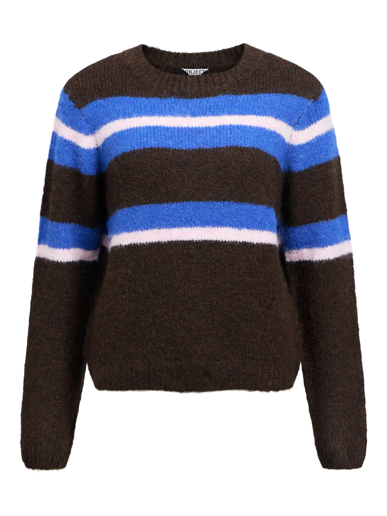 GALIA KNIT PULLOVER - Cocoa Brown Blue/pink lady
