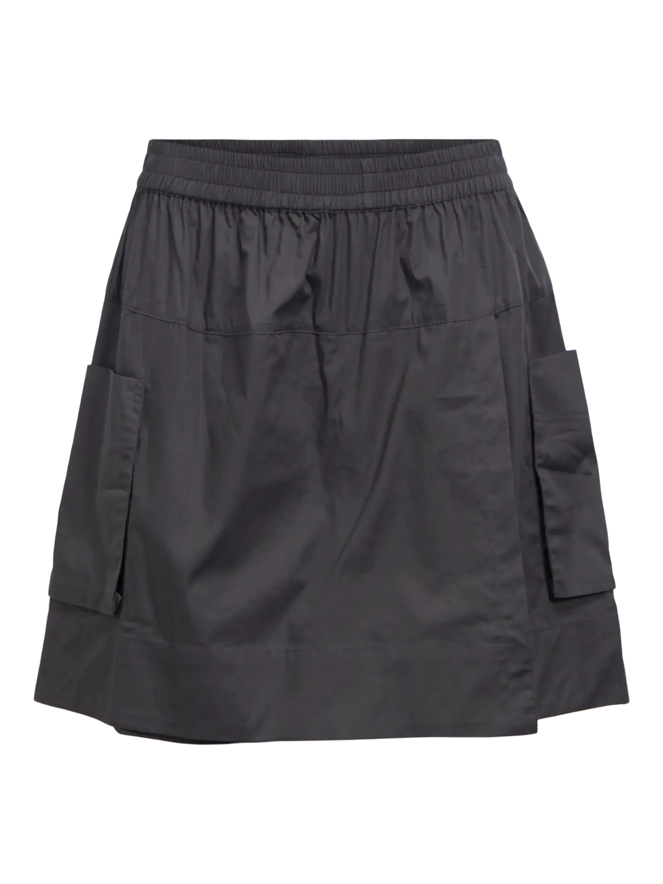 KAELA HW LO BERMUDA SHORT - Gunmetal
