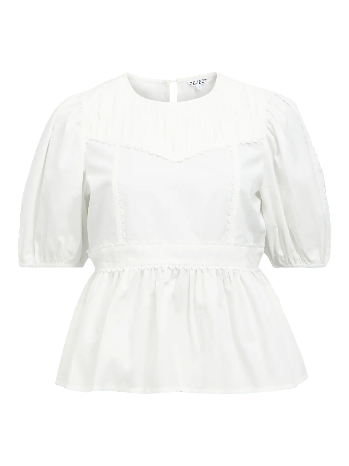 KELLY O-NECK TOP - Cloud Dancer