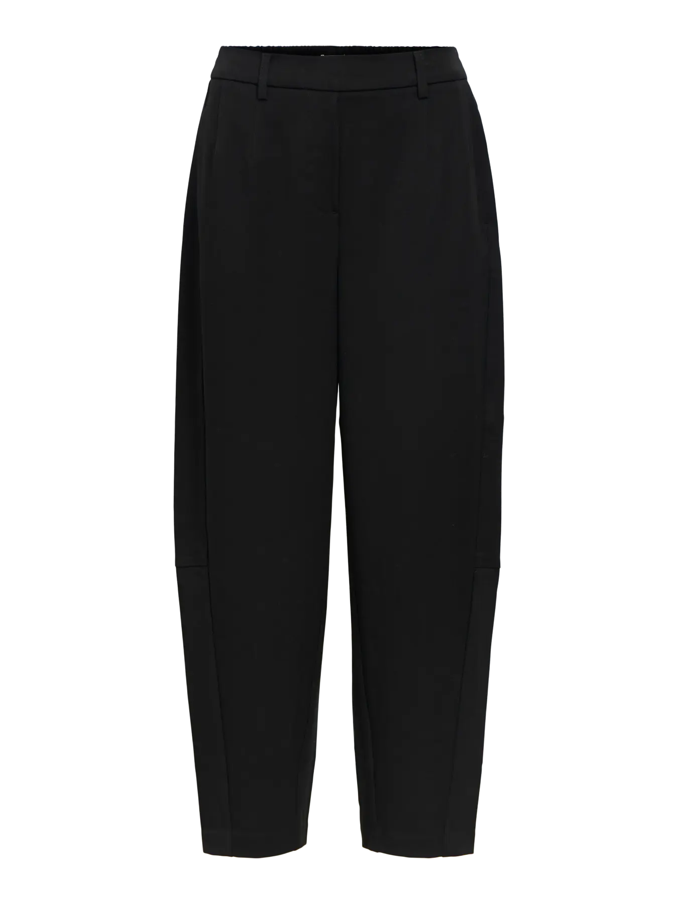 LISA HW ANKLE BARREL PANT - Black