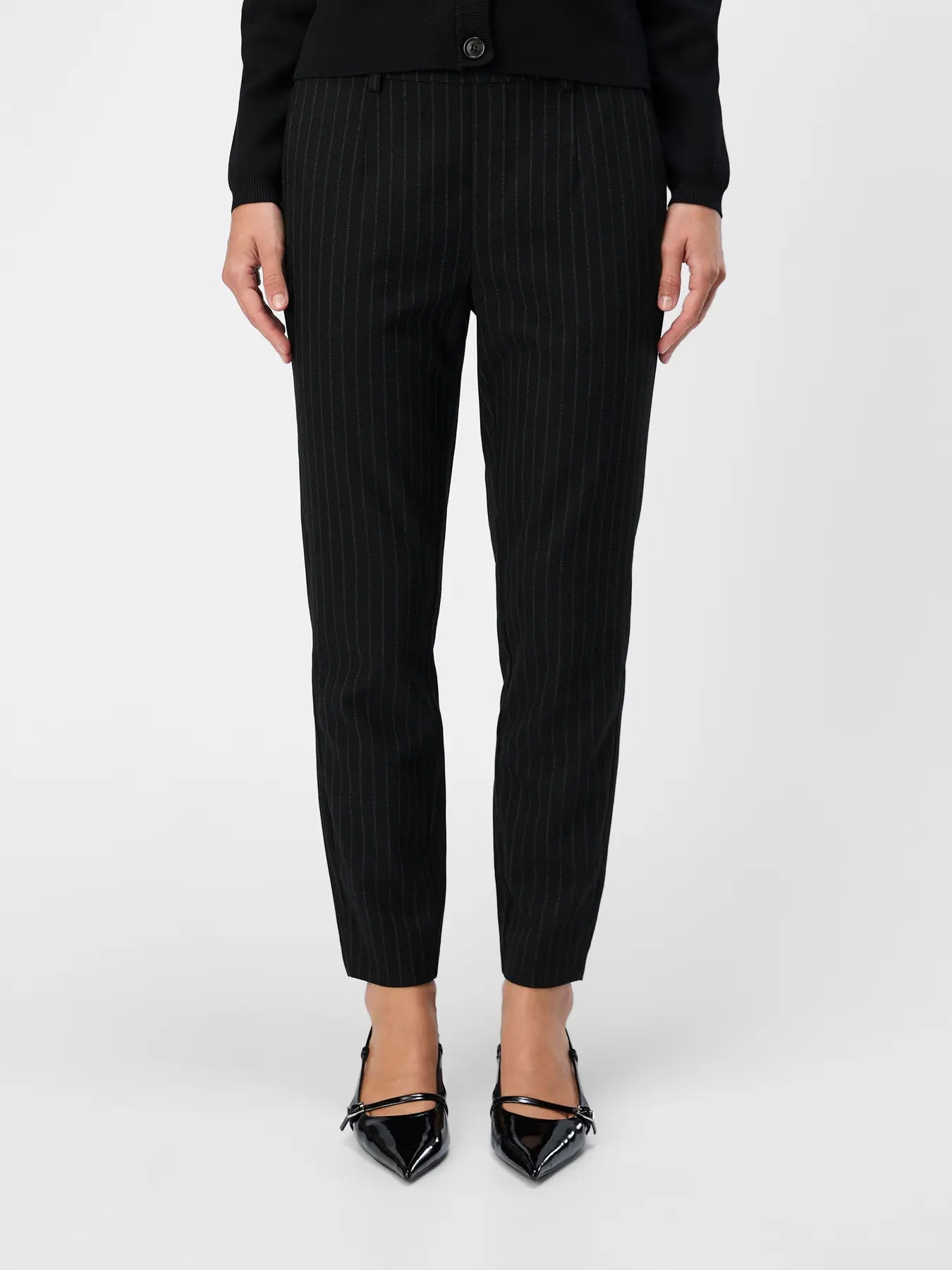 Lisa SLIM Pant - Black/Grey