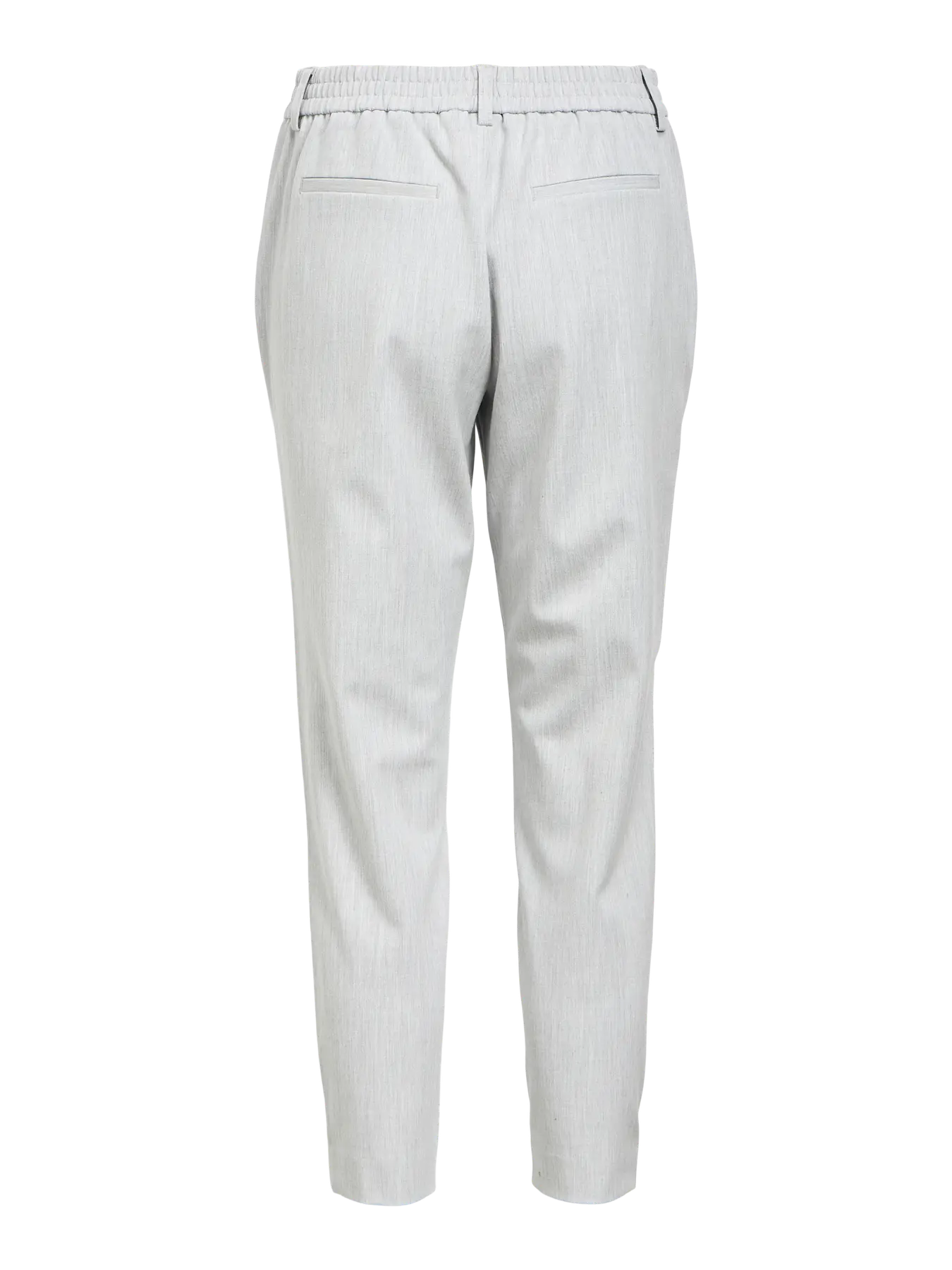 Lisa SLIM Pants - Ljusgrå Melange