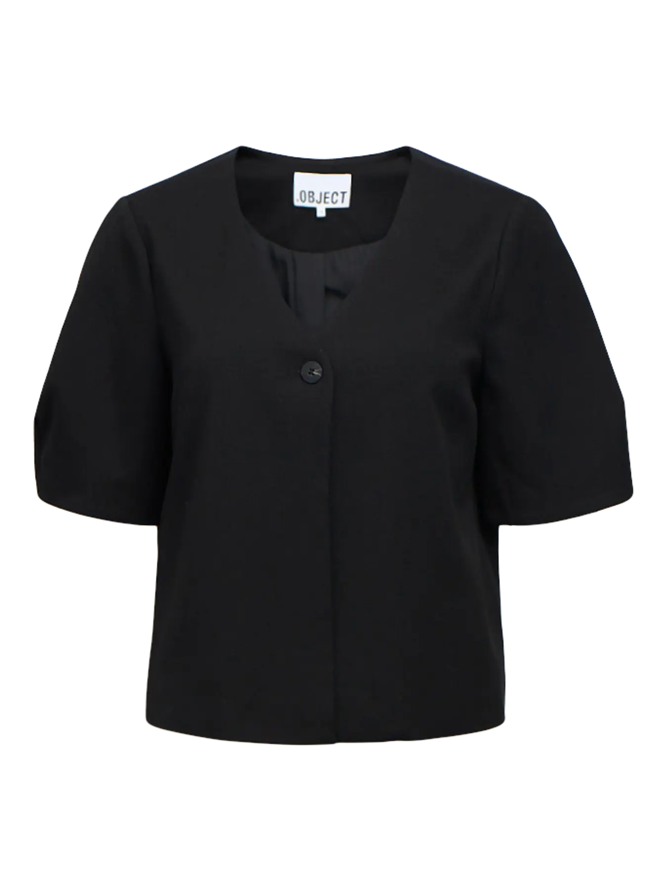 LISA S/S RE TOP - Black