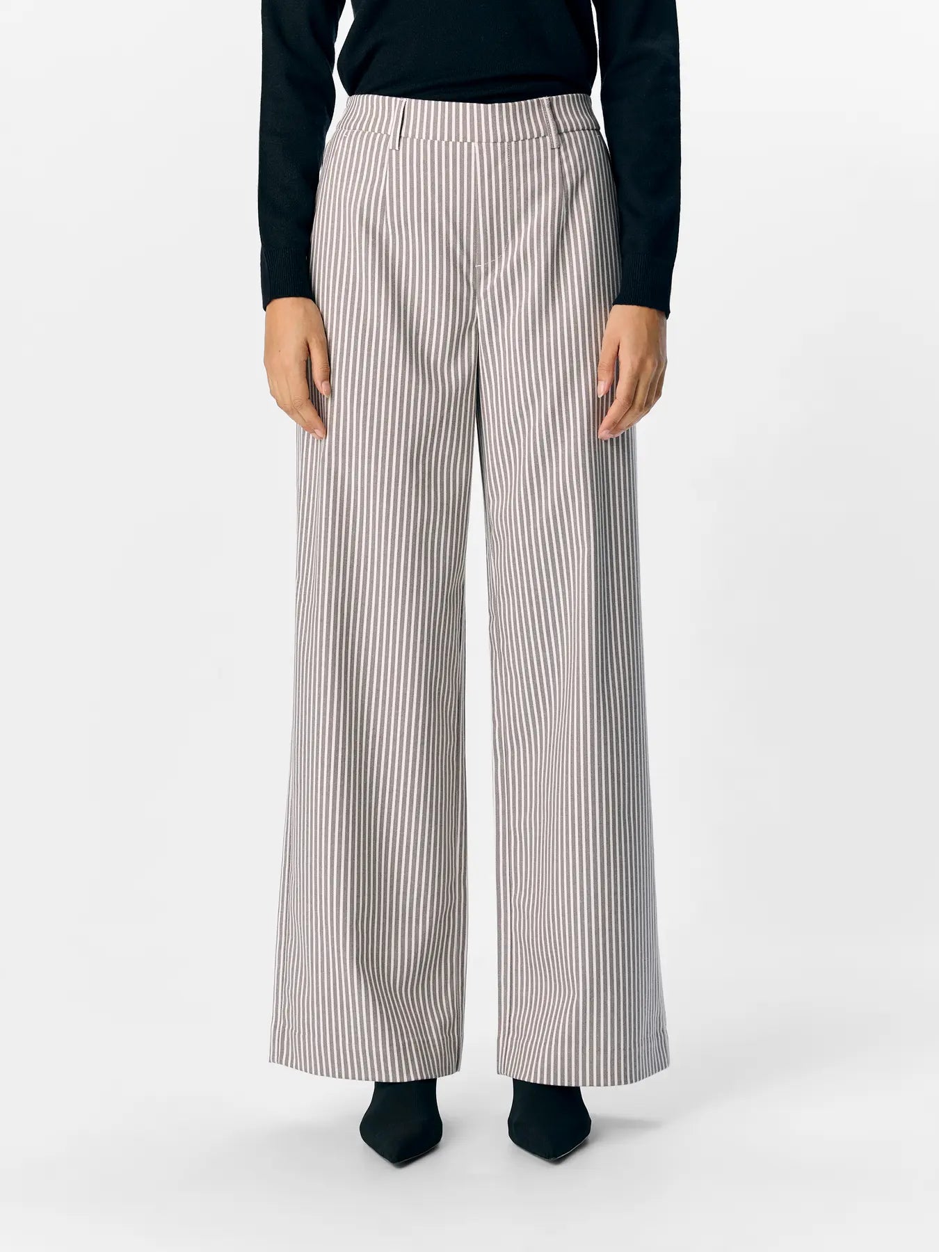 Lisa WIDE pant - Cloud Dancer Morel