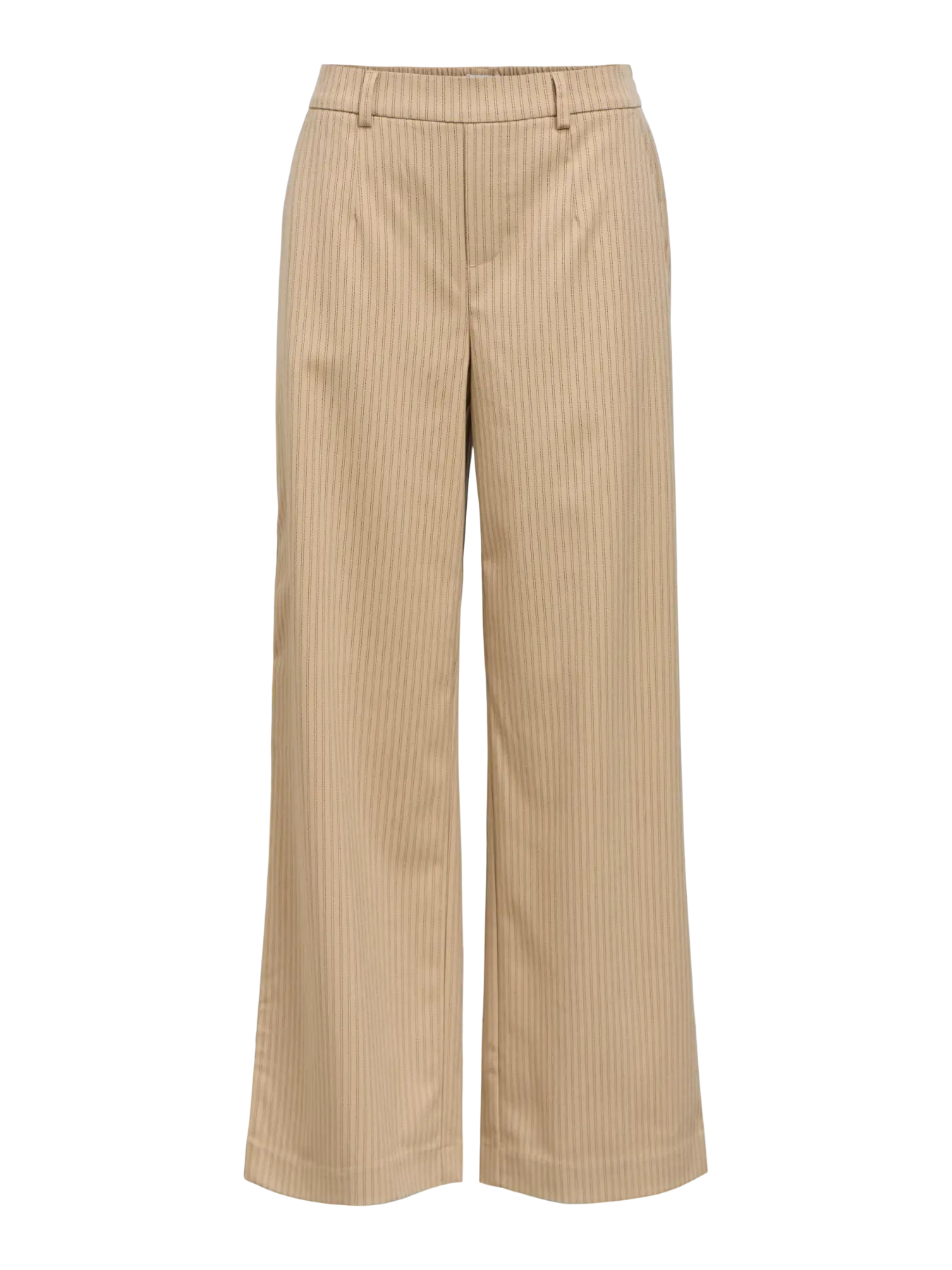 Lisa WIDE pant - Humus/Seal Brown Pinstripe