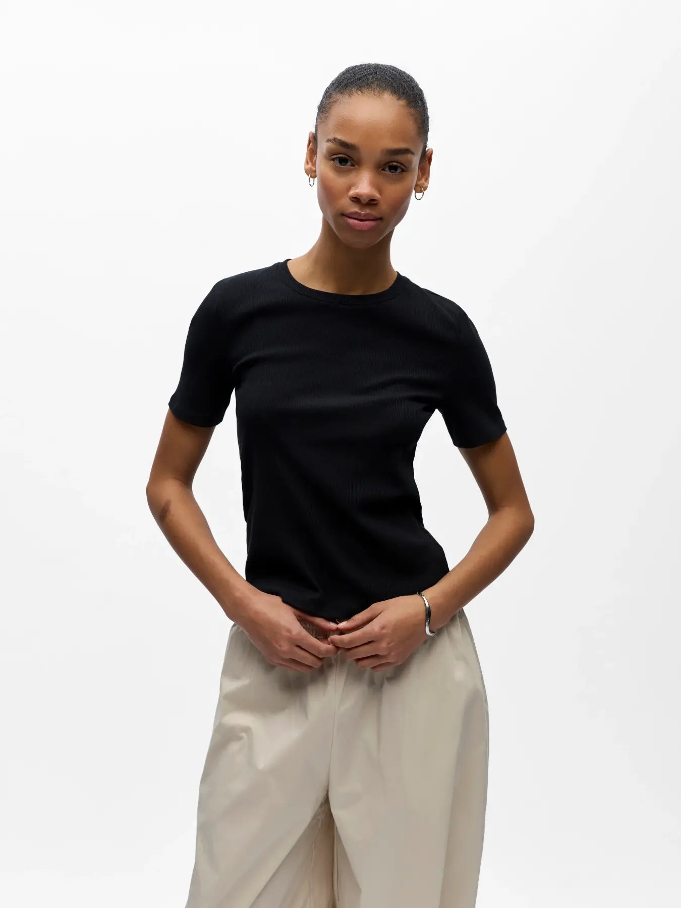 MOLI SS SLI T-SHIRT - Black