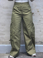 REINO OSATO MW UTILITY CHINOS - Martini Olive