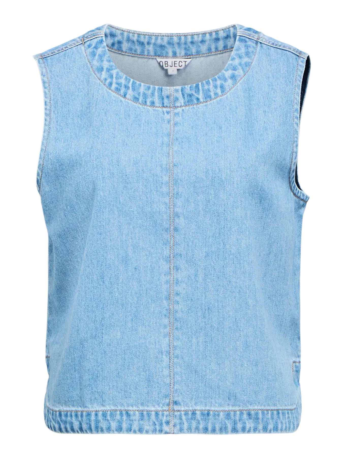 ROSIE DENIM TOP - Light Blue Denim