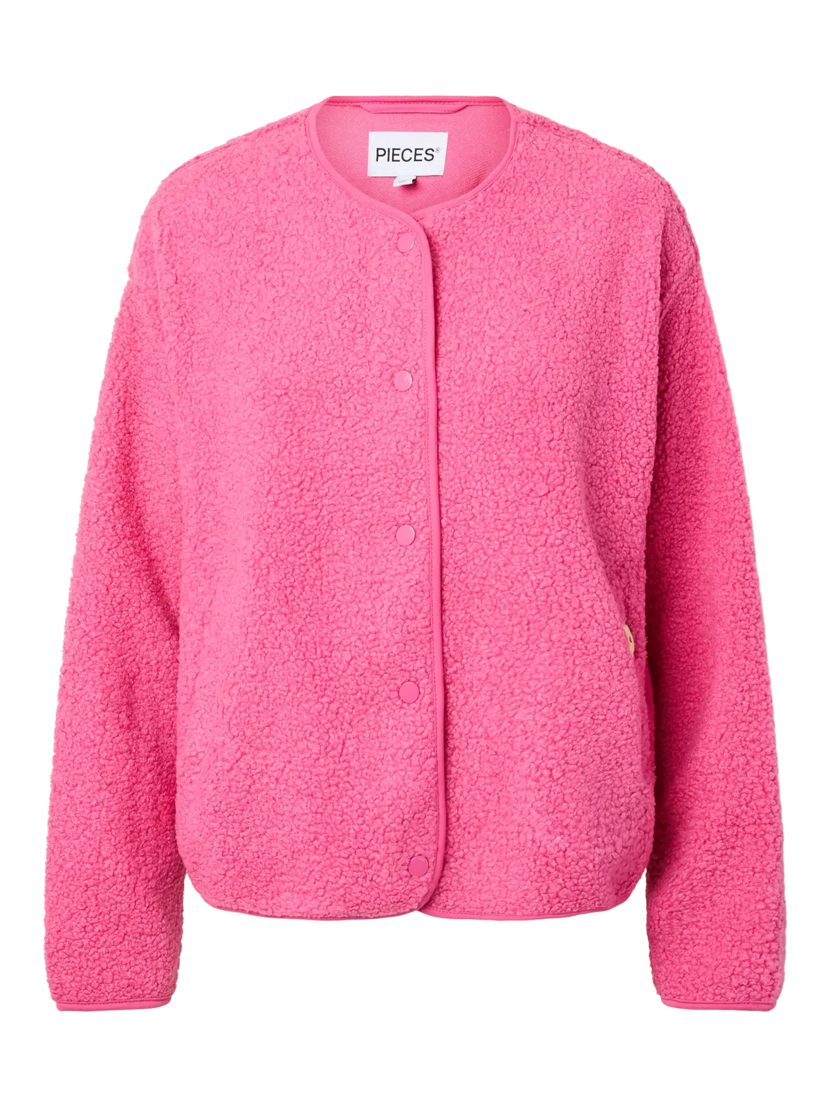 KATTY TEDDY JACKET - Shocking Pink