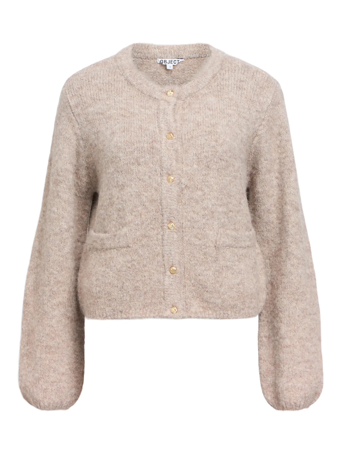 SAGGIA  KNIT CARDIGAN - Humus Melange