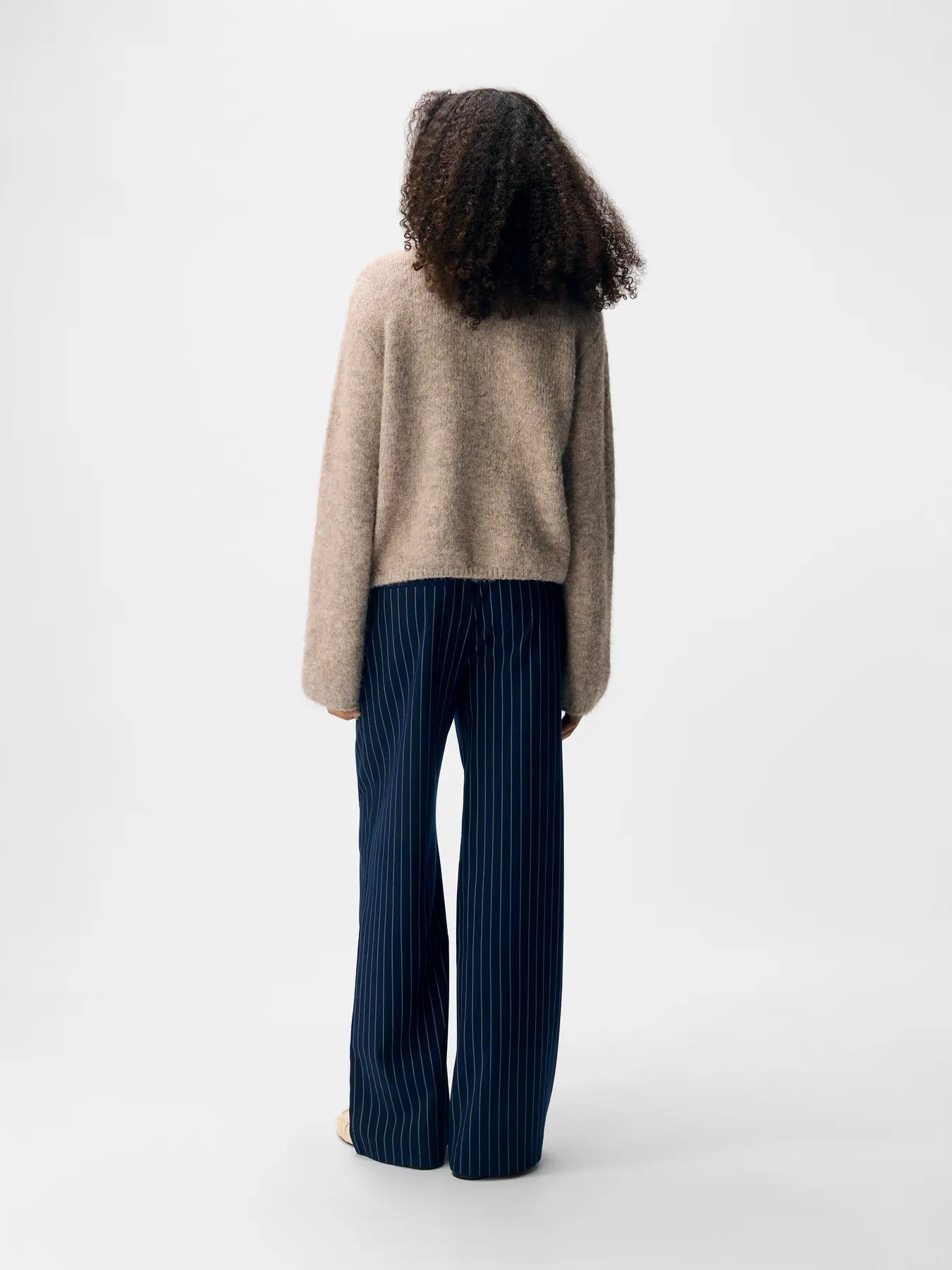 SAGGIA  KNIT CARDIGAN - Humus Melange