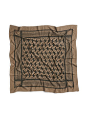 Novis small sqaure scarf fossil