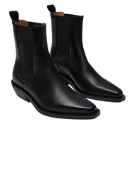 Paalmira Boots - Black Leather