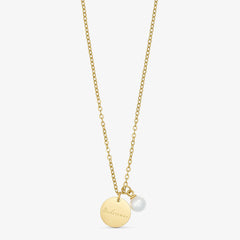 Pearl Necklace - BEDSTEMOR - 14 karat guldbelagt